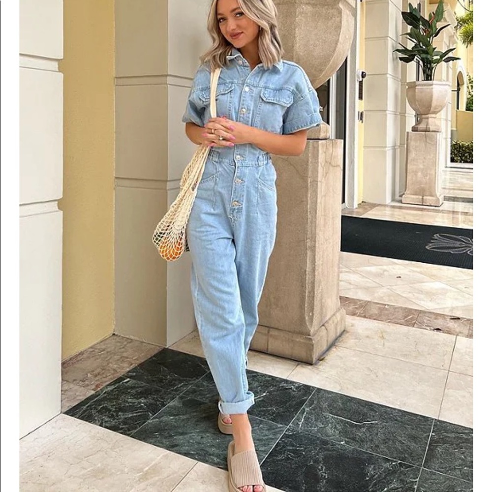 Denim jumpsuit